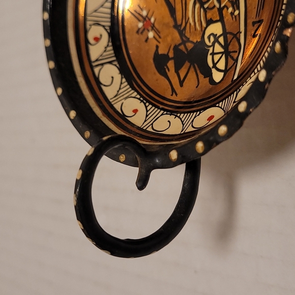 Vintage Hand Made Mini Copper Painted Dish with Handles - Picture 11 of 16